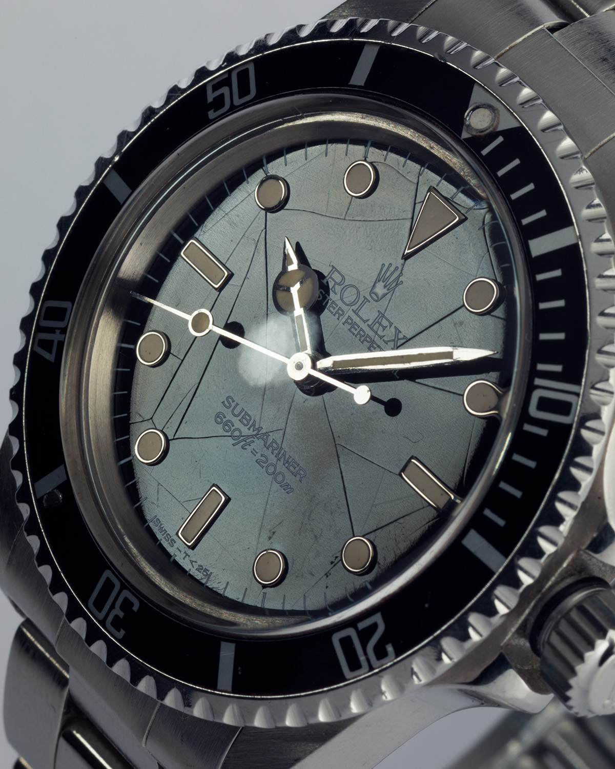 Vintage Rolex Submariner with glossy 