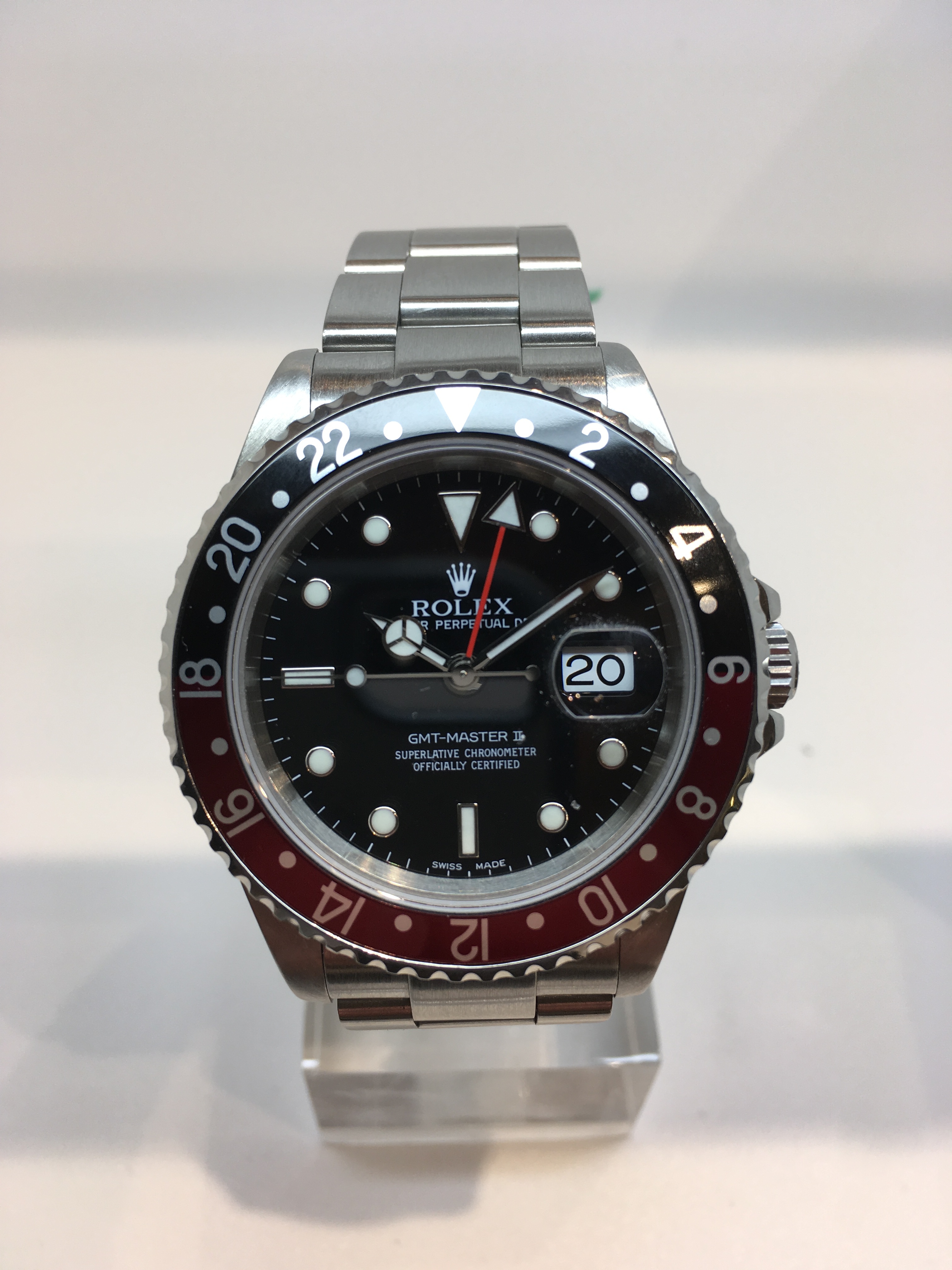 black and red gmt master ii