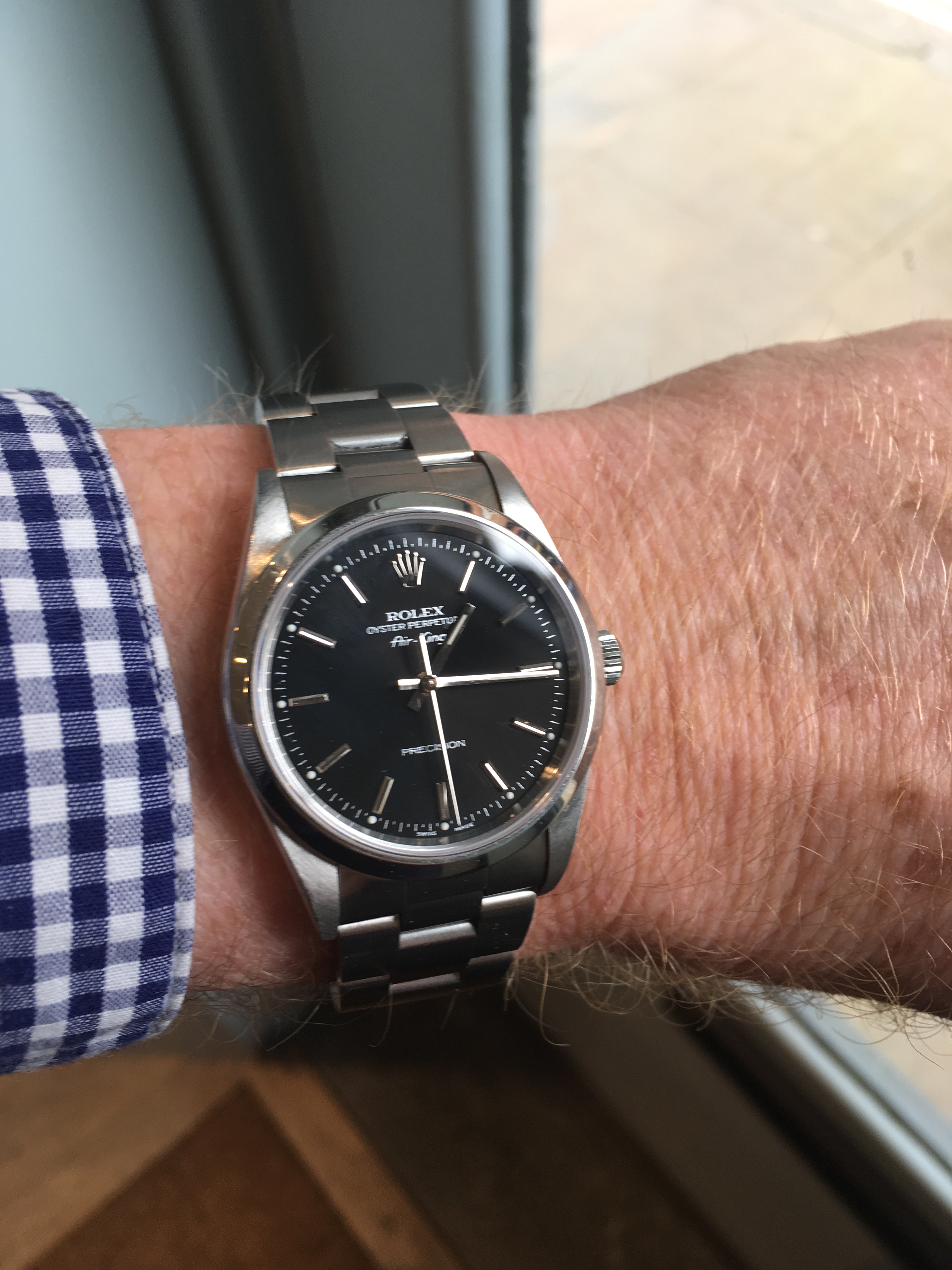rolex oyster perpetual air king 14000